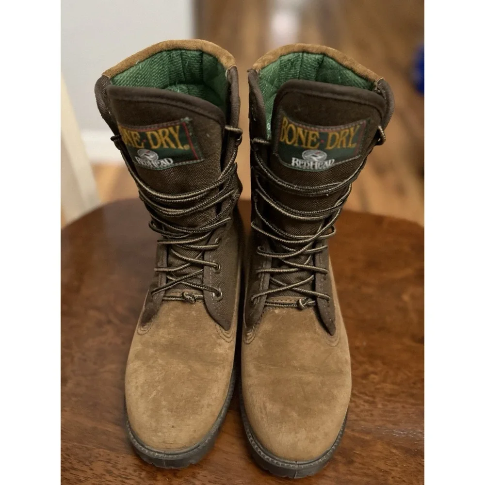Red Head Gore Tex Bone Dry Hunting Boots Size 5  1/2 Suede Thinsulate Waterproof